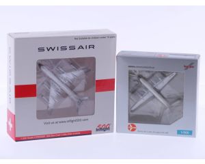 Schaal 1:500 Inflight 500 Swissair Convair 990 en Herpa 508247 Swissair Douglas DC-68 #4704