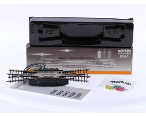 Schaal Z Märklin 8560 Engels wissel 112,8 mm #4849