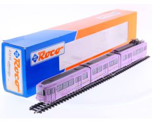 Schaal H0 Roco 43191 KVB Digitaal elektrische Tram Stollwerck Alpia 3-delig #2138
