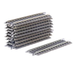 Schaal H0 Fleischmann 6103 rechte rails 10st #4989