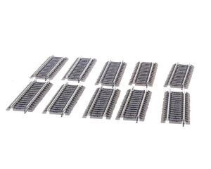 Schaal H0 Fleischmann 6103 rechte rails 10st #4989