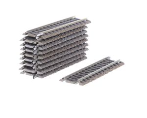 Schaal H0 Fleischmann 6102 rechte rails 10st #4990