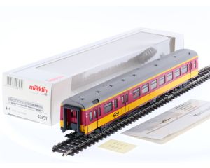 Schaal H0 Märklin 42657 NS ICR Benelux 2de klas personenrijtuig fietsrijtuig #2096