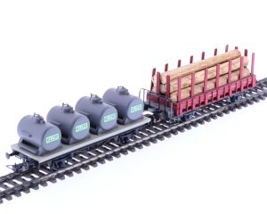 Schaal H0 Liliput 20580 HAG 350.01             Tankwagon en Rongenwagen #1345