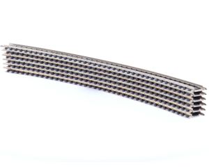 Schaal N Fleischmann 9130 gebogen rails R3    Radius 396,4 mm 30 graden 6st #1483