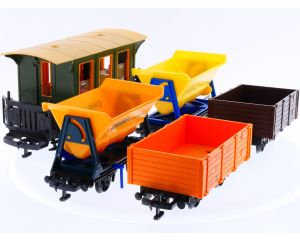 Schaal 0 Faller 46102 assortiment kiepwagens hogeboordwagens personenwagon #2018