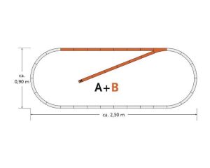 Schaal H0 Roco 61101 - Track set B #422