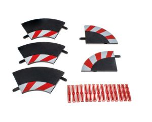 Schaal 1:24 Carrera 20020551 binnenste schoudercurve 1/60° (3), eindstuk (2) #8780