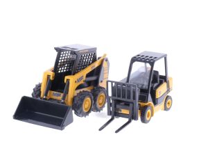 Schaal 1:32/1:35  JOAL - Scat loader 516 MF & JCB TLT 25D #9013