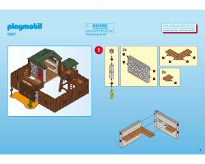 Playmobil 6427 Western Fort Brave OVP FACTORY SEALED NEW OLD STOCK #9968