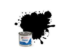Humbrol – AA0360 – Enamel Paint Matt Black (No. 33) – 14 ml