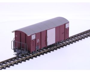 Schaal H0m Bemo 2250 gesloten goederenwagon Gb 5041 van de RhB #P225