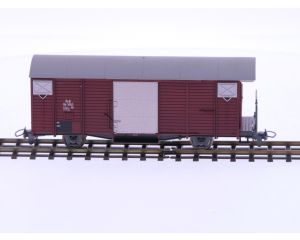 Schaal H0m Bemo 2250 gesloten goederenwagon Gb 5041 van de RhB #P225
