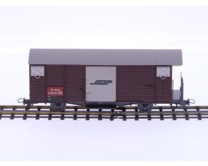 Schaal H0m Bemo 2256 gesloten goederenwagon Gb 5076 van de RhB #P228
