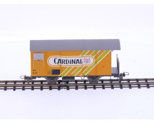 Schaal H0m Bemo 2274 313 gesloten goederenwagon Gk 503 "Cardinal" van de MOB #P233