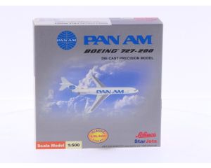 Schaal 1:500 Schuco/Star Jets 355 7610 Pan Am Boeing 727-200 Reg.Nr. N4734 #7085