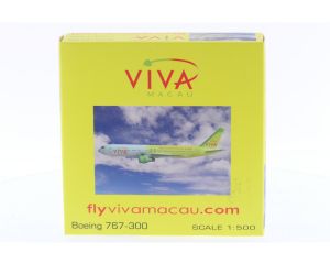 Schaal 1:500 NetModels NM767VIVA VIVA Macau Boeing 767-300 Reg. GR #7127
