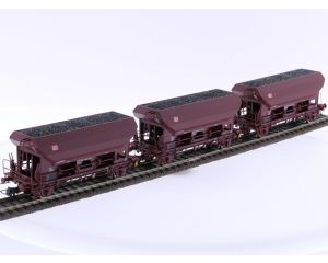 Schaal H0 Roco 76170 3-delige set zelflossers type Fcs van de DB #6876