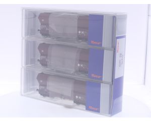 Schaal H0 Roco 67082 3-delige set zelflossende onderlossers type Fals van de DB #6878