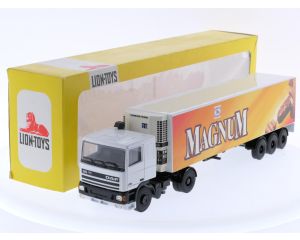 Schaal 1:50 Lion-toys No. DAF 95 400ATi trekker met koeltrailer "Ola Magnum" #6933