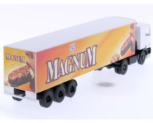 Schaal 1:50 Lion-toys No. DAF 95 400ATi trekker met koeltrailer "Ola Magnum" #6933