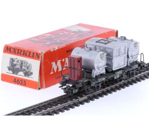 Schaal H0 Märklin 4625 BTmms 50 Container wagon van de DB #7605