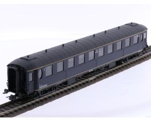 Schaal H0 Philotrain 38 C personenrijtuig Ovaalramer B 7100 blauw/ RIC teken van de NS #P280