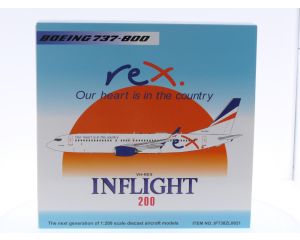 Schaal 1:200 Inflight 200 IF738ZL0621 Boeing 737-800 REX 'Our heart is in the country' Reg. VH-REX #7904
