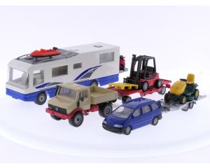 Schaal 1:55 Siku 2522, 2540 en 3129 set van 3 verschillende voertuigen #8695
