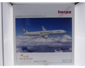 Schaal 1:200 Herpa 551410 Boeing 777-300ER Etihad Airways Reg. NA #9348