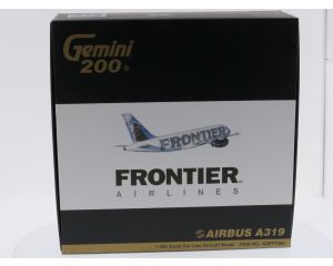 Schaal 1:200 Gemini Jets G2FFT054 Airbus A319-112 Frontier Airlines 'Howling Wolf' Reg. N90IFR #9350