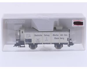 Schaal H0 Fleischmann NEW OLD STOCK 5449 K gesloten goederenwagen Deutsche Solvay-Werke van de DRG #9473