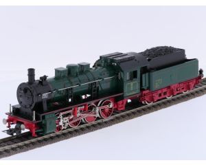 Schaal H0 Fleischmann 4147 stoomlocomotief met losse tender G8 van de KPEV #9492