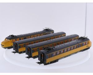 Schaal H0 Lima 149709 4-delige elektrisch treinstel Mat '54 "Hondekop" van de NS #9706