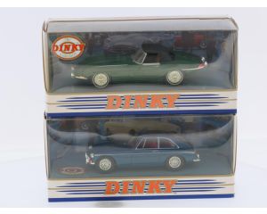 Schaal 1:43 Matchbox NEW OLD STOCK DY-1 en DY-3 1968 Jaguar E Type MK 1½ met M.G.B GT 1965 #9724
