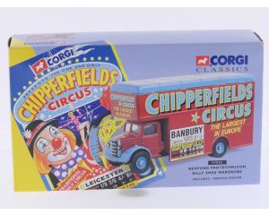 Schaal 1:50 Corgi NEW OLD STOCK 97092 Bedford Pantechnicon Billy Smee wardrobe Chipperfields circus #10060