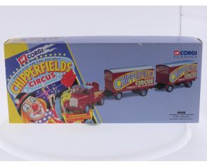Schaal 1:50 Corgi 97915 NEW OLD STOCK Schammell Highway met 2 trailers Circus Chipperfields #10066