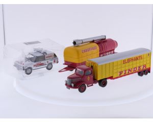 Schaal 1:64 set van 3 Circus Pinder voertuigen #10073