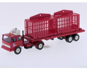 Schaal 1:43 Solido NEW OLD STOCK Ref. 825 Renault G260 semi-Cages Circus Arlette #10079