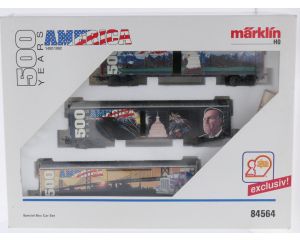 Schaal H0 Märklin 84564 speciale goederenwagon-set "500 jaar America" #10097
