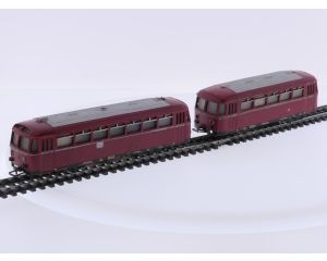 Schaal H0 Märklin 3016 + 4018 Schienenbus met bijwagen van de DB #10103