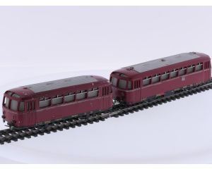 Schaal H0 Märklin 3016 + 4018 Schienenbus met bijwagen van de DB #10103