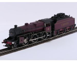 Schaal 00 Lima 205119 stoomlocomotief Mogul Crab 2-6-0 13000 LMS Maroon van de BR #10108