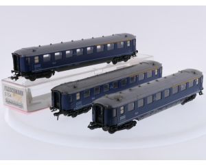 Schaal H0 Fleischmann 5154 set van 3 Plan K personenrijtuigen van de NS #10128