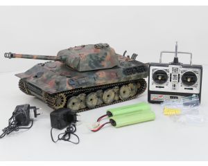 Schaal 1:16 Heng Long RC Panther ( WEATHERED)  SOUND, SMOKE, SHOOT #6674