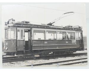 Foto Plaat 39x 28cm GVB 300 E.M.A. te Jollenpad