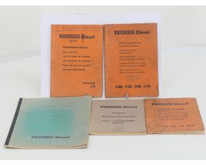 Farymann Diesel – set van 5 originele handleidingen en onderdelenlijsten #8953