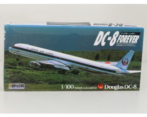 Schaal 1:100 Doyusha 100-D8-4000 Mcdonnell Douglas DC-8 Forever JAL Vintage Plastic Model Kit Japan #9298