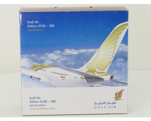 Schaal 1:200 Herpa 551069 Airbus A330-200 Gulf Air Reg. A40-KE #9887