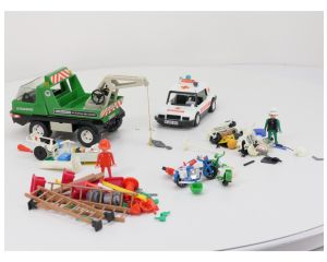 Playmobil 3217, 3473, 3208 Politie, Brandweer, Wegenwacht & Hulpdiensten Set #9933